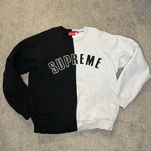 Supreme Split Crewneck Sweatshirt